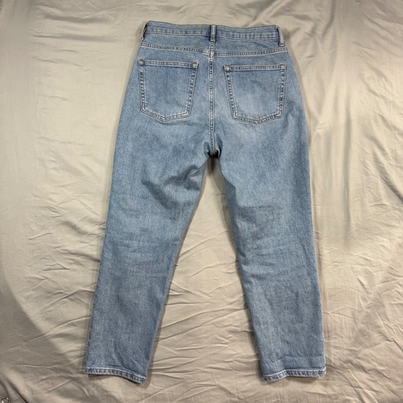 Everlane The Cheeky Cropped Jeans Light Wash Denim Women's 28 Daily Classic - Picture 3 of 11